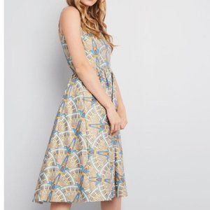 Automatic Classic Midi Dress in Deco Modcloth